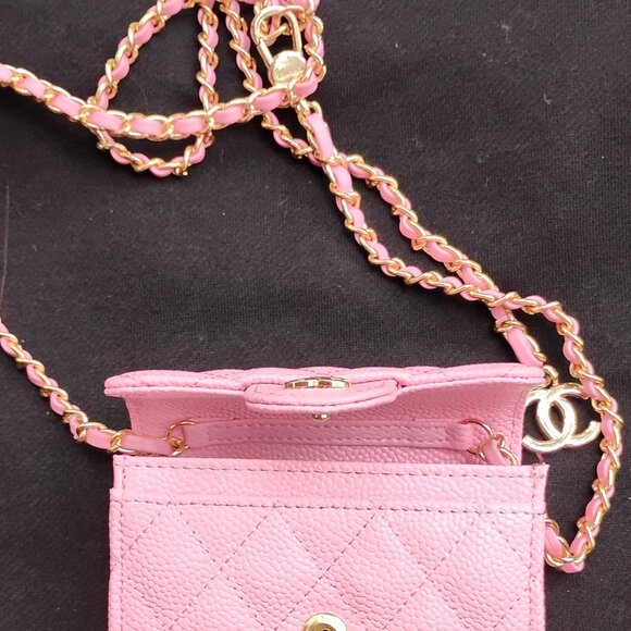 Chanel Classic Flap Chain Belt Bag Quilted Caviar Mini - Picture 3 of 5